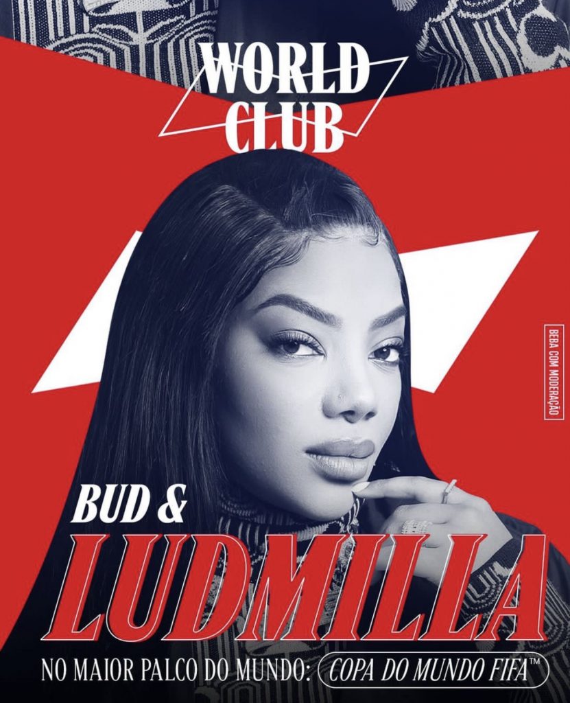 Ludmilla em banner oficial