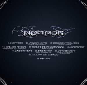 Tracklist oficial de "Noitada". Imagem: Divulgação.