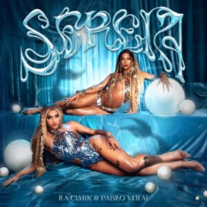 Lia Clark e Pabllo Vittar para capa oficial de "Sereia". Imagem: Divulgação.