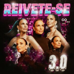 Ivete Sangalo para capa de "Reivete-se". Imagem: Divulgação.