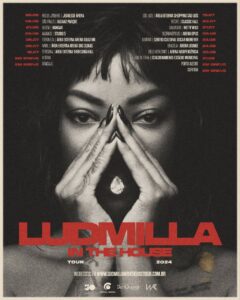 Datas da turnê "Ludmilla in The House". Imagem: Divulgação.