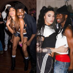 Anitta, Lil Nas X e Pabllo Vittar em imagens publicadas nas redes sociais. Imagem: Internet.