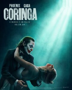 Poster oficial de "Coringa: Delírio a Dois". Imagem: Divulgação.