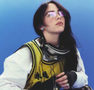 Billie EIlish em imagem promocional. Imagem: Divulgação.