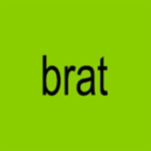 Capa oficial de "BRAT". Imagem: Divulgação.