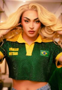 Pabllo Vittar em imagem promocional. Imagem: Gabriel Renné / Divulgação.