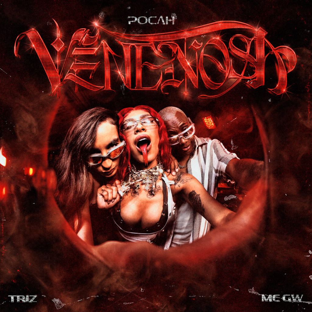 Capa oficial de “Venenosa”. Imagem: Divulgação.