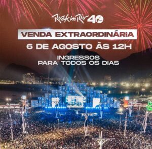 Rock in Rio em imagem promocional. Imagem: Divulgação.