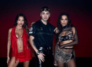 Emilia, Tiago PZK e Anitta em imagem promocional. Imagem: Divulgação.