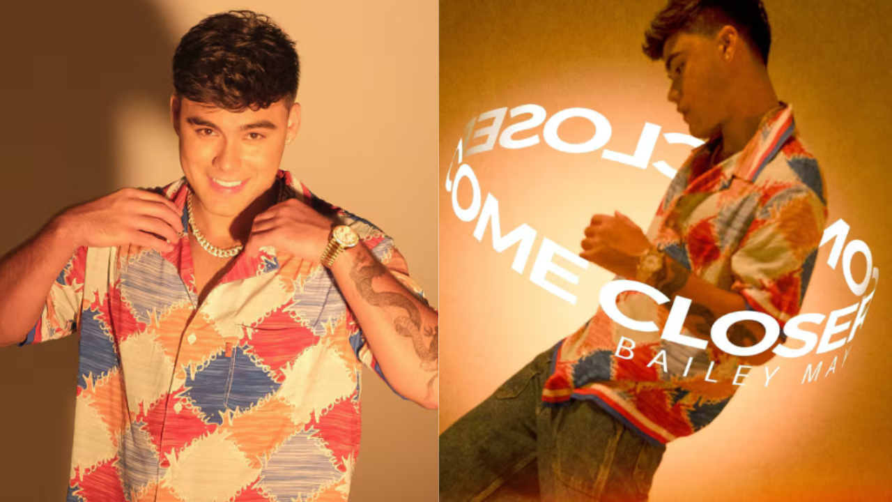 Bailey May para a promoção do single "Come Closer". Imagem: Divulgação