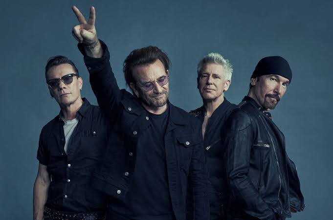 U2 em imagem promocional. Imagem: Divulgação.