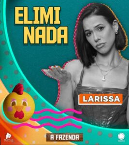 Larissa Tomásia em imagem promocional. Imagem: Record / Divulgação.