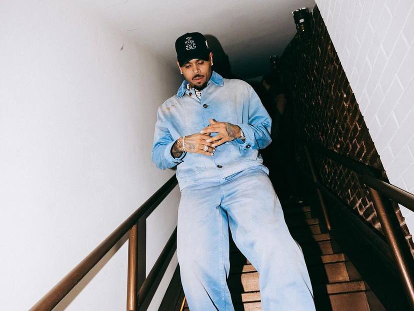 Chris Brown em imagem publicada nas redes sociais. Foto: Reprodução/Instagram.