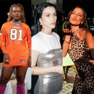 Liniker, CLEO, Anitta em imagens publicadas nas redes sociais. Imagens: Instagram.