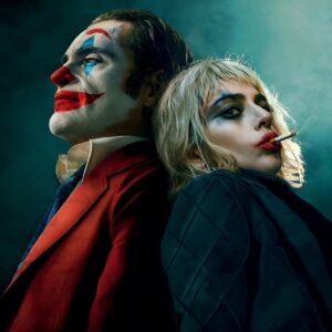 Lady Gaga e Joaquin Phoenix em "Coringa: Delírio a dois". Imagem: Divulgação.