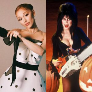 Ariana Grande e Cassandra Peterson em imagens publicadas nas redes sociais. Imagens: Instagram.