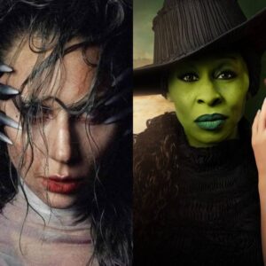 Lady Gaga e Cynthia Erivo em imagens promocionais. Imagens: Divulgação.