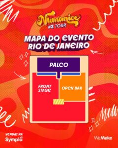 Mapa oficial do evento. Imagem: Divulgação.