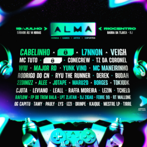 Line-up do ALMA 2025. Imagem: Divulgação.