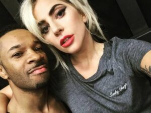 Richy Jackson e Lady Gaga em imagem publicada nas redes sociais. Imagem: Internet.