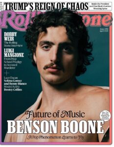 Benson Boone para a capa da Rolling Stone. Imagem: Kanya Iwana / Rolling Stone.