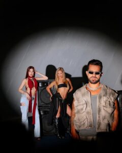 Kenia Os, Luísa Sonza e DENNIS em imagem promocional. Imagem: Divulgação.