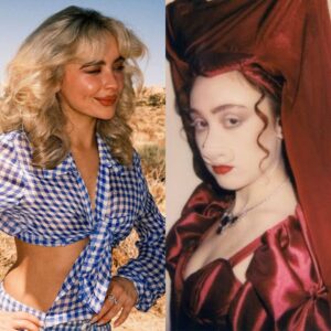 Sabrina Carpenter e Chappell Roan em imagens promocionais. Imagens: Divulgação.