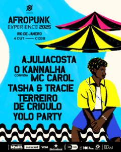 Cartaz do festival AFROPUNK. Imagem: Divulgação.