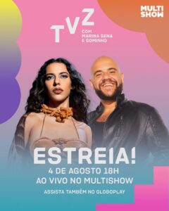 Marina Sena e Gominho em imagem promocional. Imagem: Divulgação.