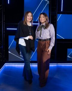 Sonia Abrão e Blogueirinha no De Frente com Blogueirinha. Imagem: @cami.marzano / Divulgação.