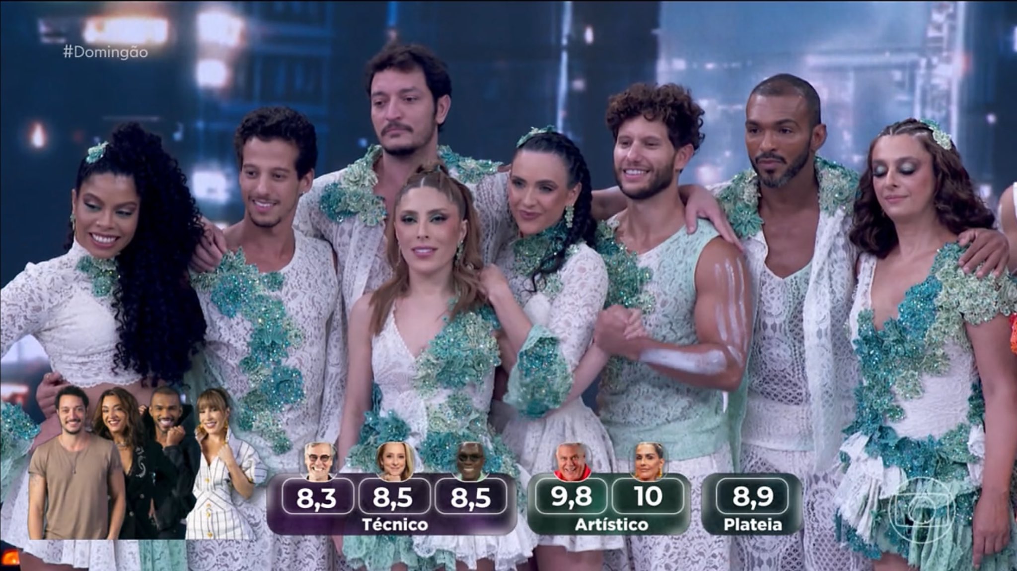 Elenco do Dança dos Famosos 2025. Imagem: TV Globo.