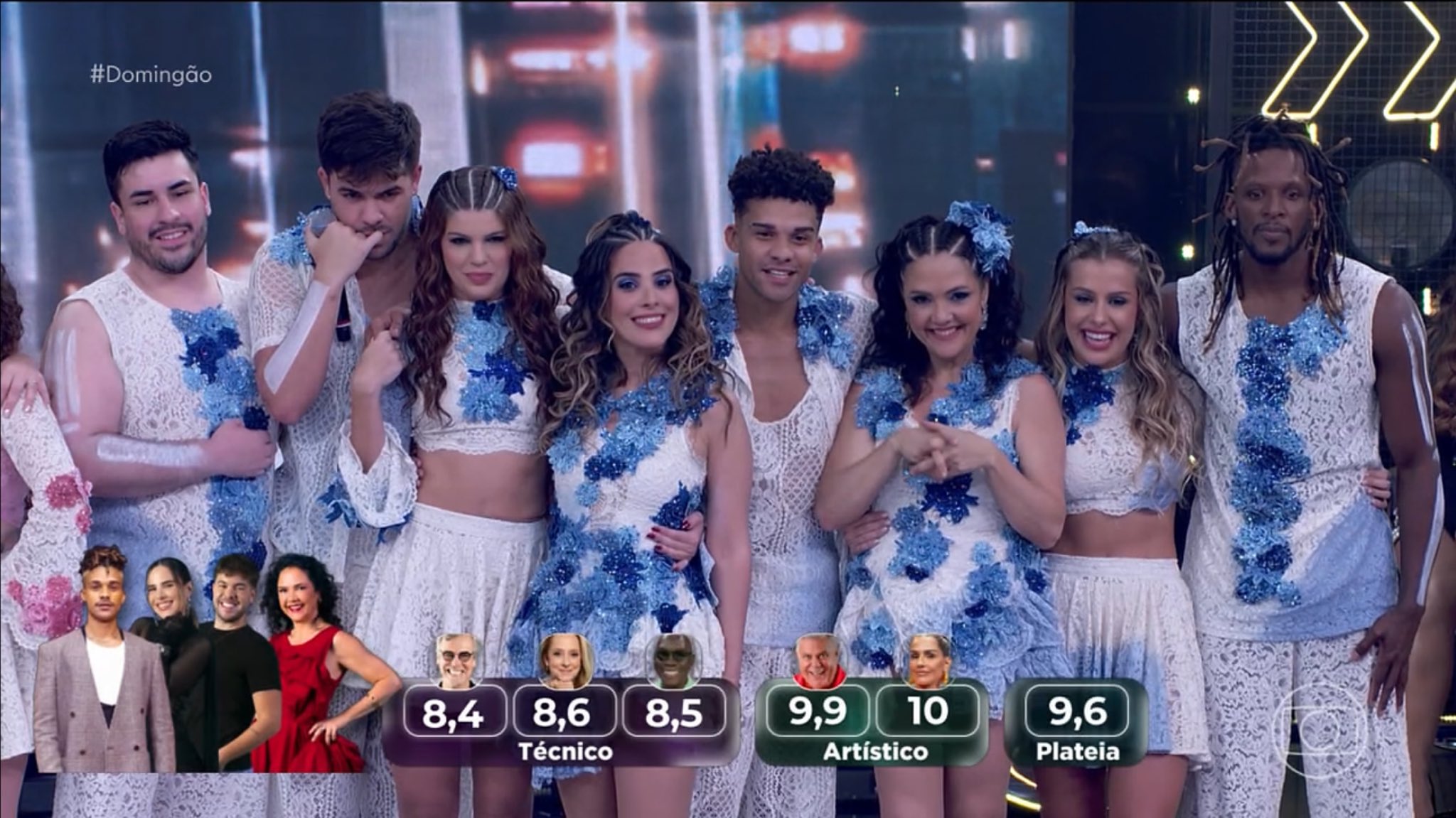 Elenco do Dança dos Famosos 2025. Imagem: TV Globo.
