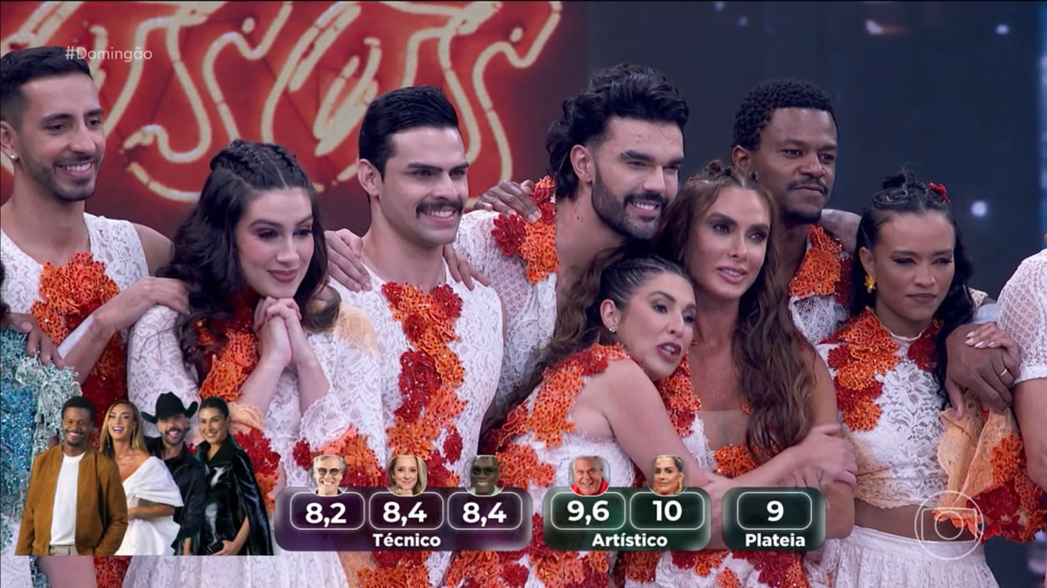 Elenco do Dança dos Famosos 2025. Imagem: TV Globo.