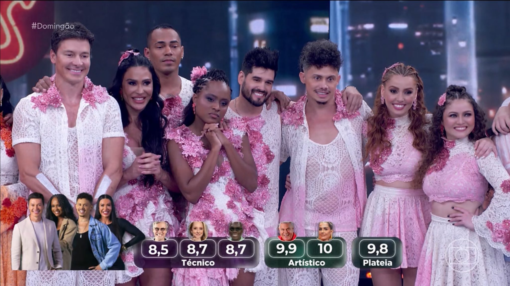 Elenco do Dança dos Famosos 2025. Imagem: TV Globo.