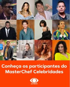 Participantes do Masterchef Celebridades. Imagem: Divulgação.