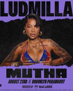 Ludmilla em imagem promocional. Imagem: Divulgação.