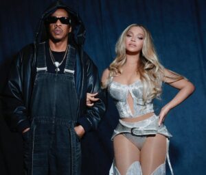 Jay-Z e Beyoncé em imagem publicada nas redes sociais. Imagem: Instagram.