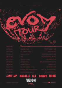 Veigh em imagem promocional. Imagem: Divulgação.