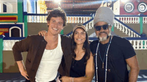 Shawn Mendes, Ivete e Carlinhos. Imagem: Divulgação.