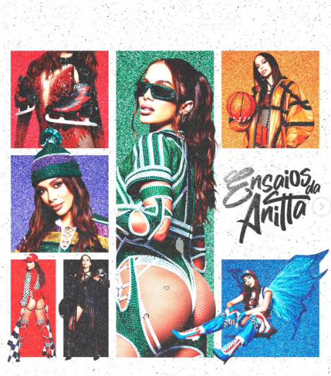 Capa do EP "Ensaios da Anitta".