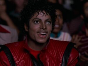 Michael Jackson no videoclipe de "Thriller". Imagem: Divulgação.