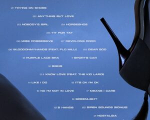 Lista de faixas do álbum "So Close To What??? (Deluxe)". Imagem: Divulgação.