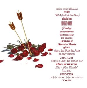 Lista de faixas de "That's Showbiz Baby! The Encore". Imagem: Divulgação.