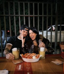 Zé Felipe e Ana Castela em foto publicada nas redes sociais. Imagem: Instagram.