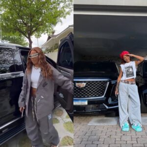 Ludmilla em imagens publicadas nas redes sociais. Imagens: Internet.