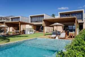 Casa em que Bruna Marquezine e Shawn Mendes estão hospedados. Imagem: Divulgação.