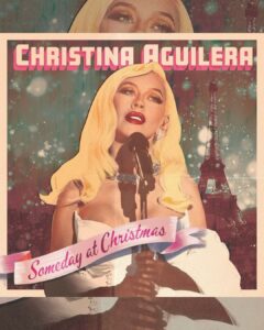 Capa oficial do single "Someday at Christmas". Imagem: Divulgação.
