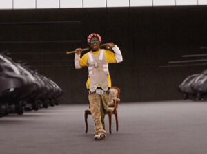 A$AP Rocky no eletrizante videoclipe de "Helicopter$". Imagem: Reprodução.