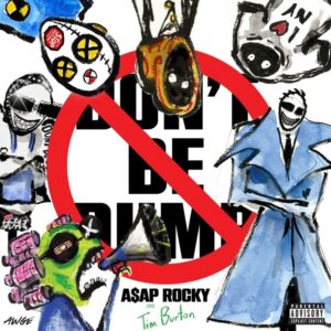 Capa de DON'T BE DUMB, álbum de A$AP ROCKY. Imagem: Divulgação.
