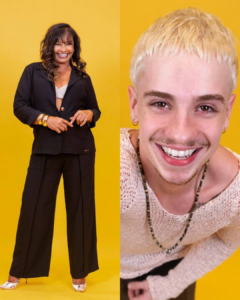 Solange Couto e Juliano Floss em imagens promocionais. Imagens: TV Globo / Divulgação.